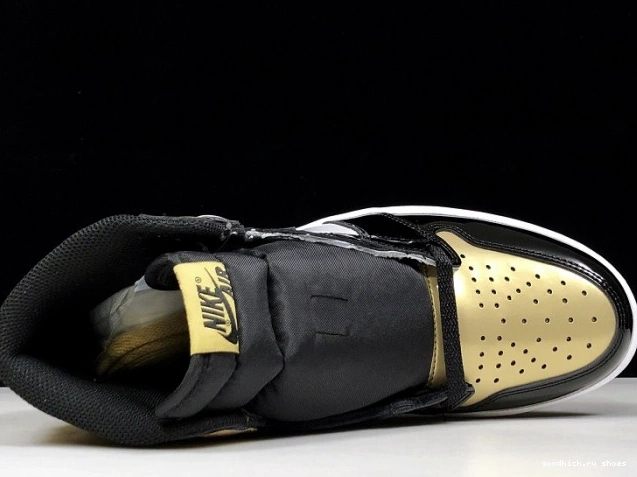 Rep 861428-007 High Toe Jordan Retro Glod Air 1 0811